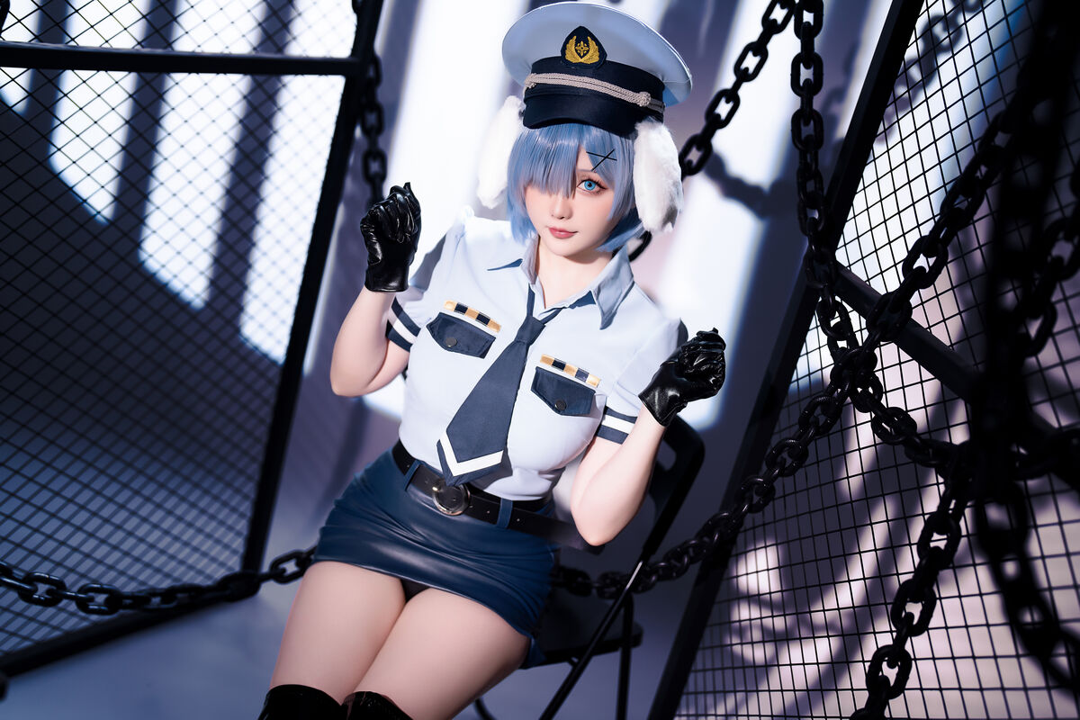 Coser@星之迟迟Hoshilily – 2024年02月计划C RE0 蕾姆 狗耳警官 Part1