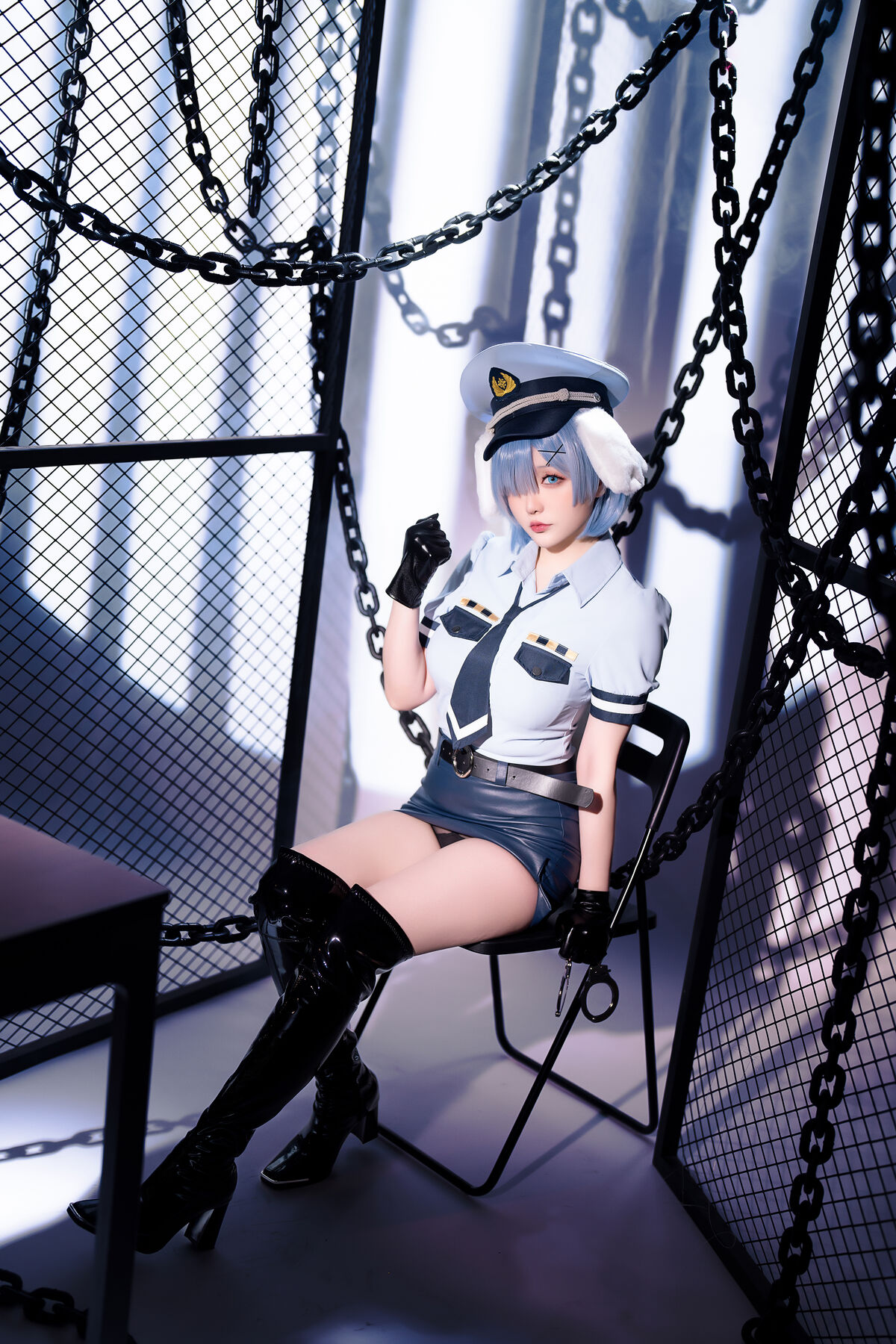 Coser@星之迟迟Hoshilily – 2024年02月计划C RE0 蕾姆 狗耳警官 Part1