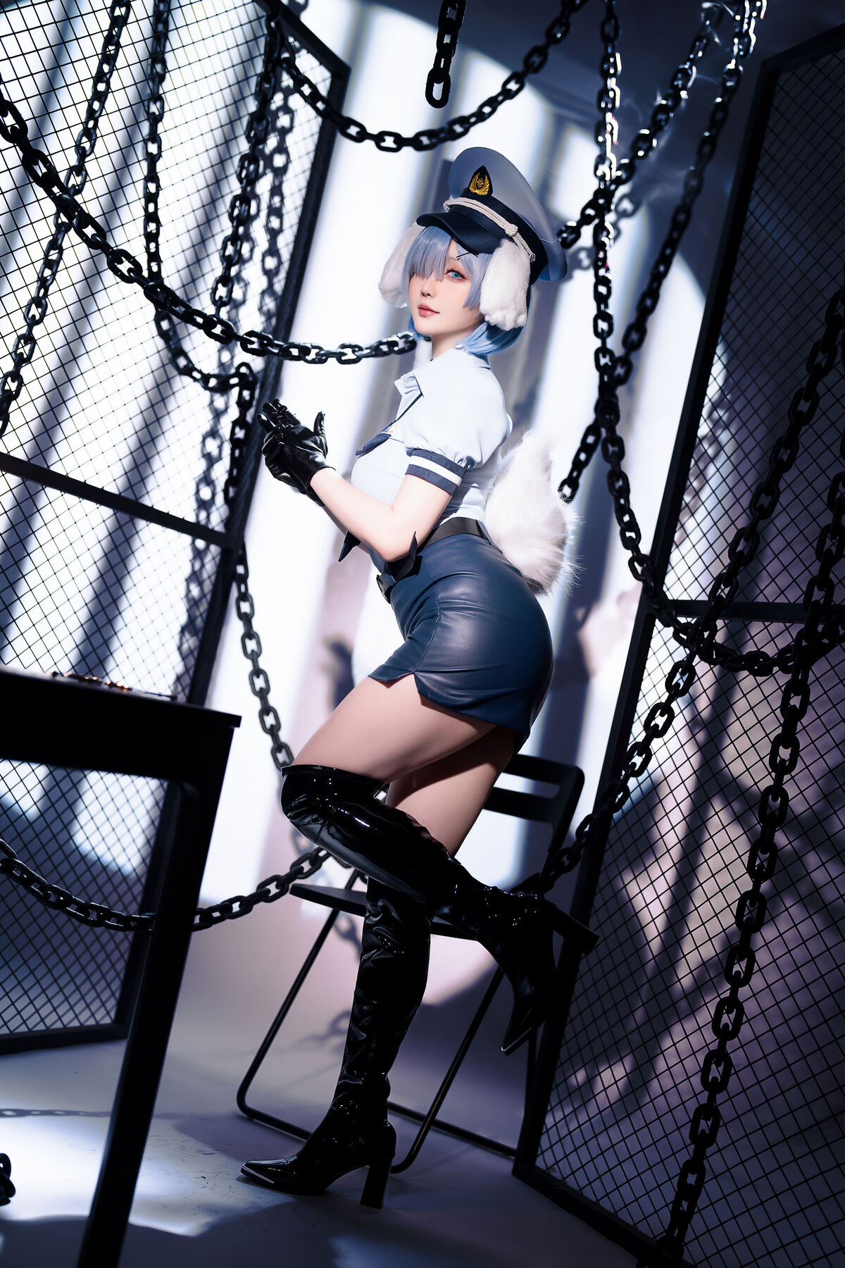 Coser@星之迟迟Hoshilily – 2024年02月计划C RE0 蕾姆 狗耳警官 Part1