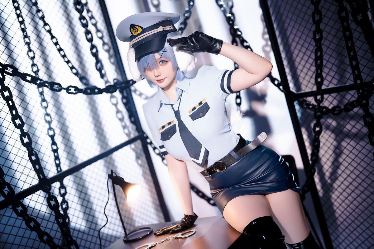 Coser@星之迟迟Hoshilily – 2024年02月计划C RE0 蕾姆 狗耳警官 Part1