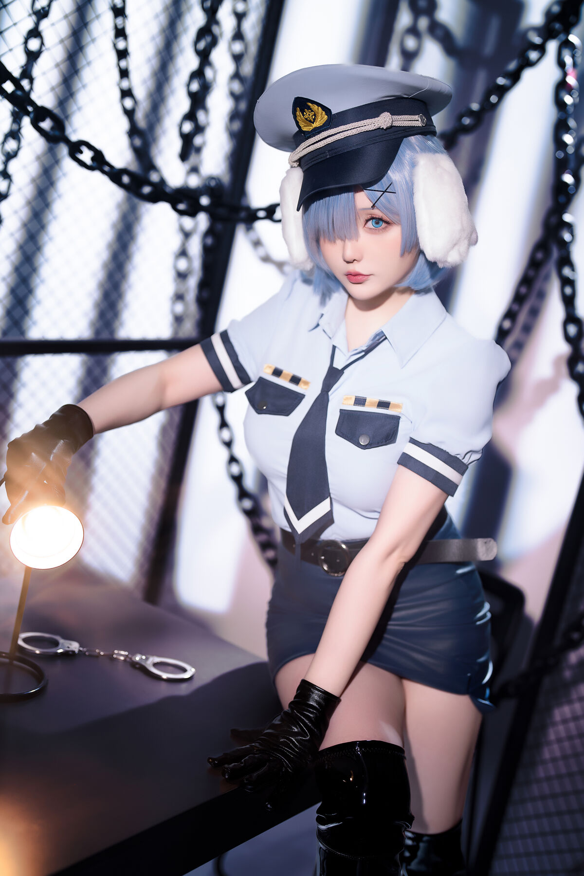 Coser@星之迟迟Hoshilily – 2024年02月计划C RE0 蕾姆 狗耳警官 Part1