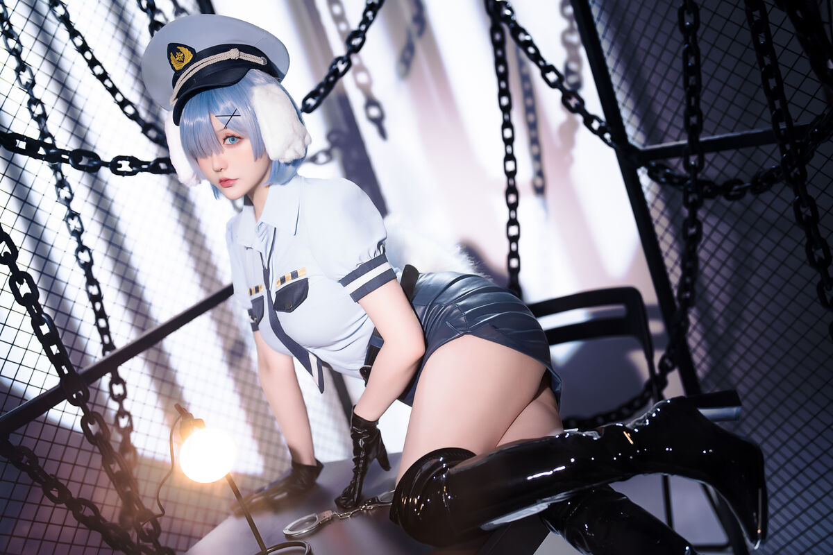 Coser@星之迟迟Hoshilily – 2024年02月计划C RE0 蕾姆 狗耳警官 Part1