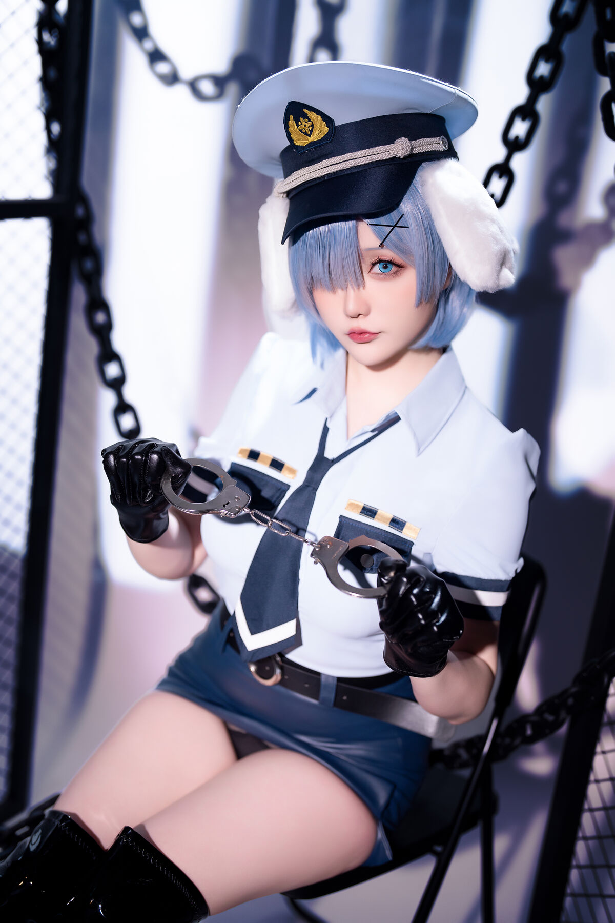 Coser@星之迟迟Hoshilily – 2024年02月计划C RE0 蕾姆 狗耳警官 Part1