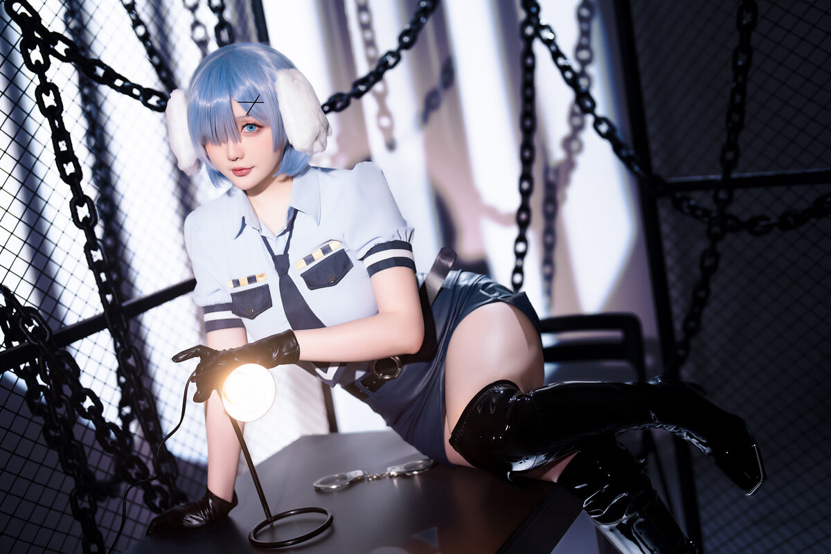 Coser@星之迟迟Hoshilily – 2024年02月计划C RE0 蕾姆 狗耳警官 Part1