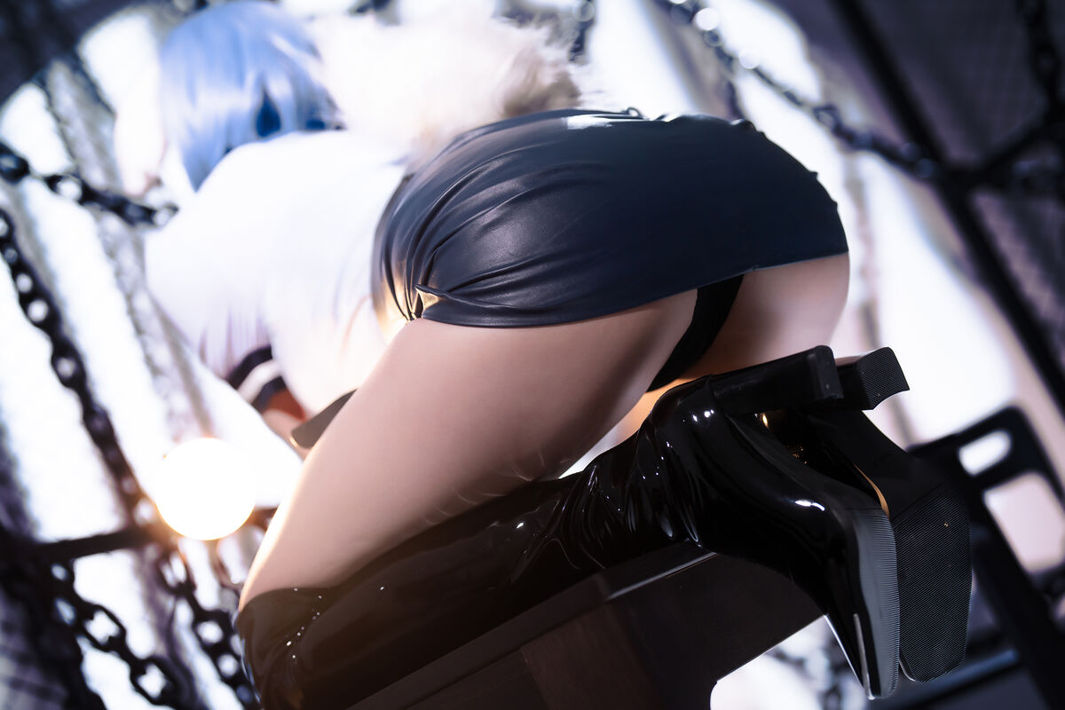 Coser@星之迟迟Hoshilily – 2024年02月计划C RE0 蕾姆 狗耳警官 Part1