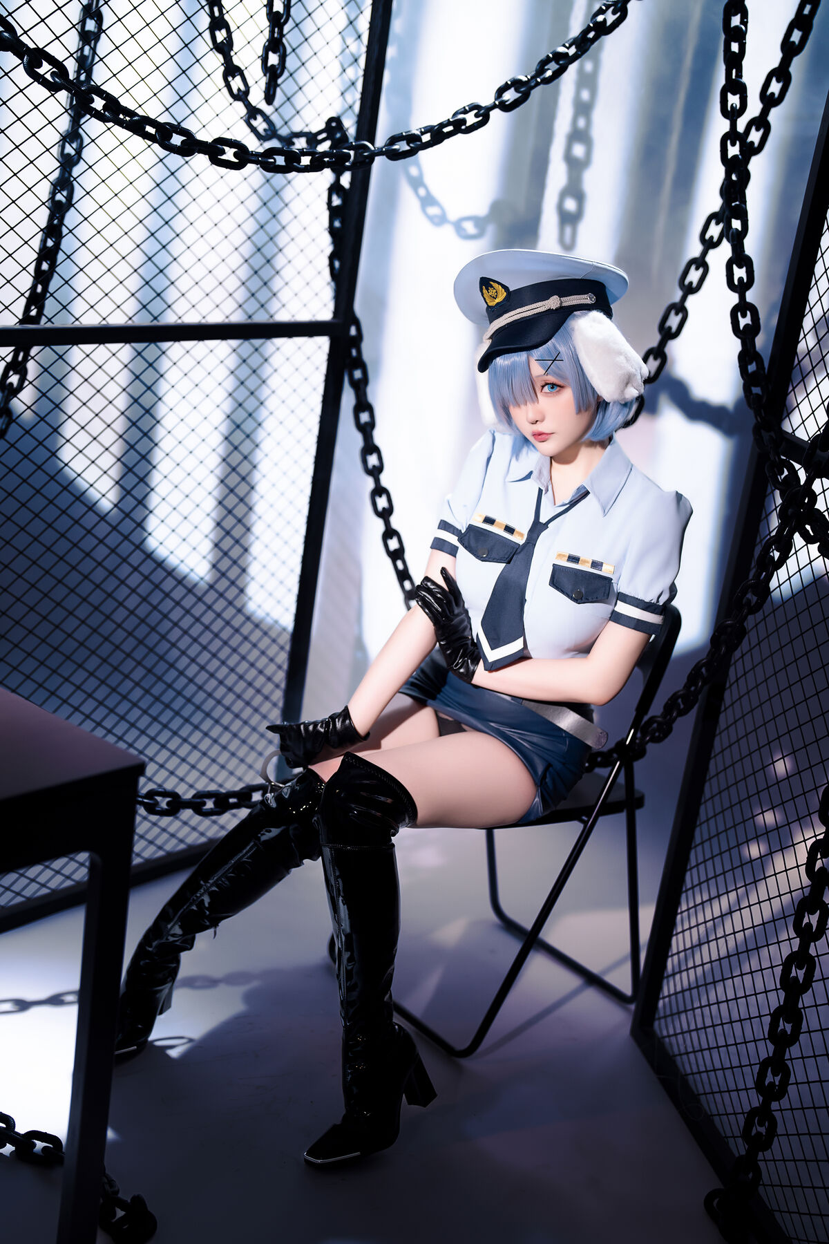 Coser@星之迟迟Hoshilily – 2024年02月计划C RE0 蕾姆 狗耳警官 Part1