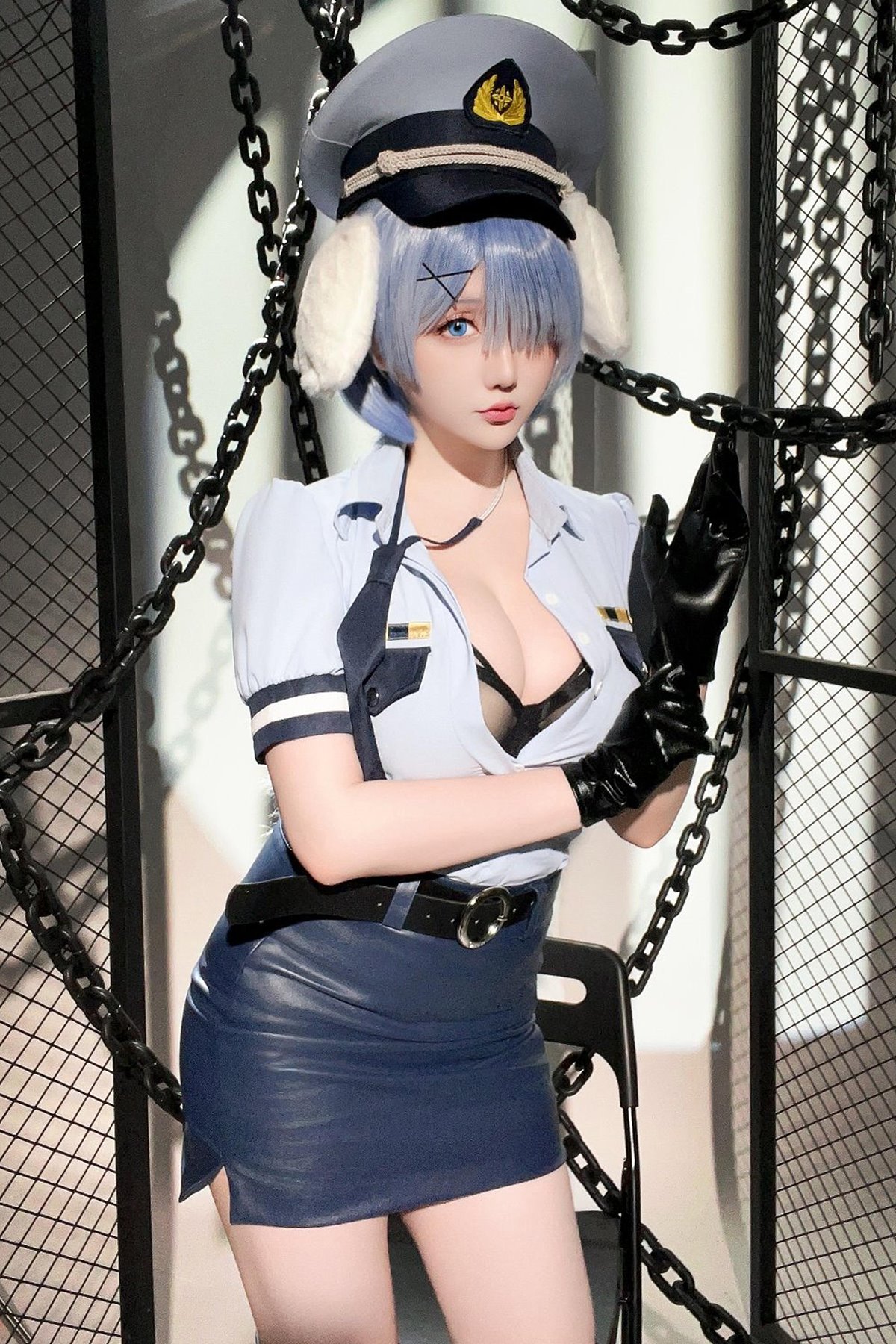 Coser@星之迟迟Hoshilily – 2024年02月计划C RE0 蕾姆 狗耳警官 Part2