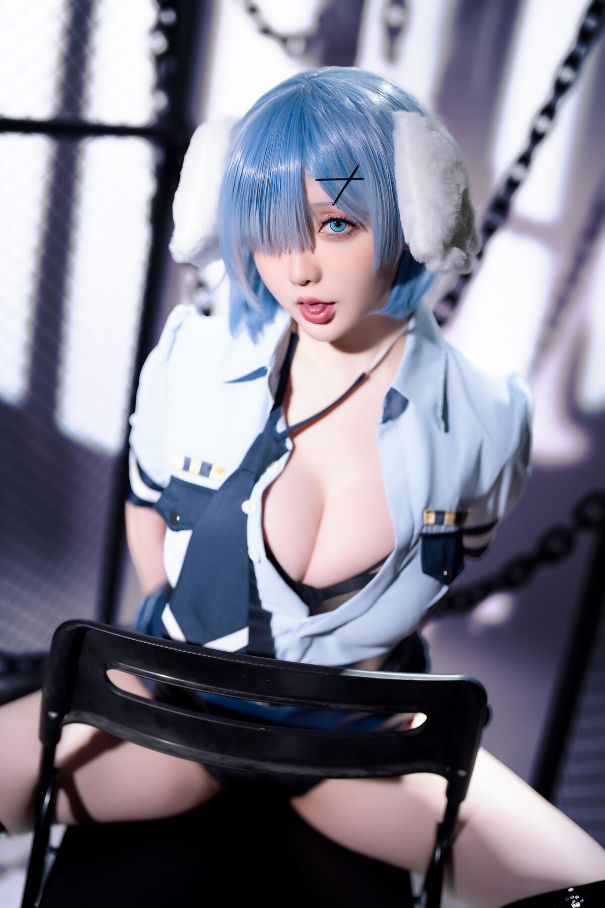 Coser@星之迟迟Hoshilily – 2024年02月计划C RE0 蕾姆 狗耳警官 Part2