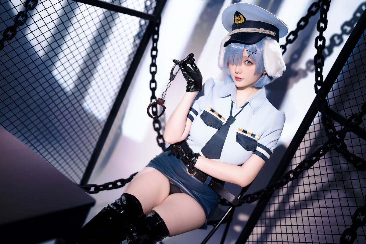 Coser@星之迟迟Hoshilily – 2024年02月计划C RE0 蕾姆 狗耳警官 Part2