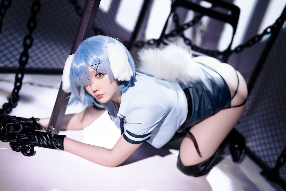 Coser@星之迟迟Hoshilily – 2024年02月计划C RE0 蕾姆 狗耳警官 Part2