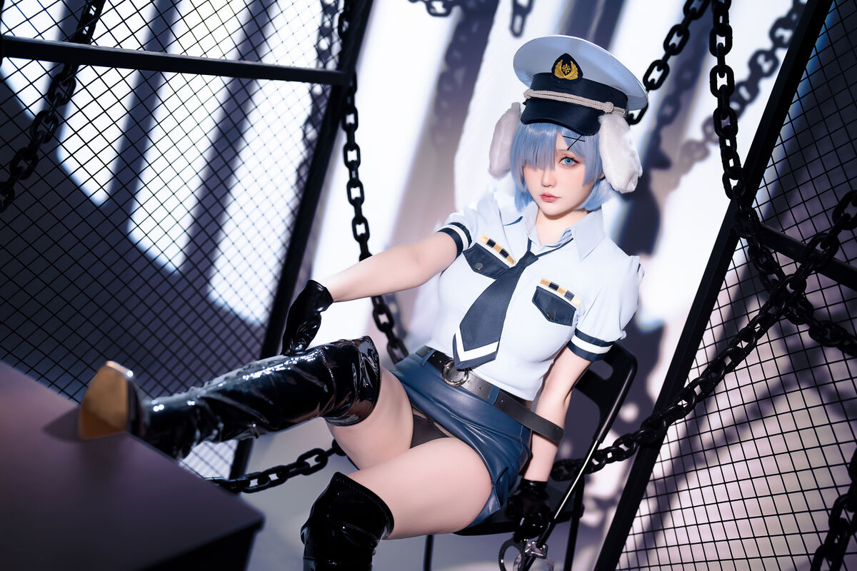 Coser@星之迟迟Hoshilily – 2024年02月计划C RE0 蕾姆 狗耳警官 Part2