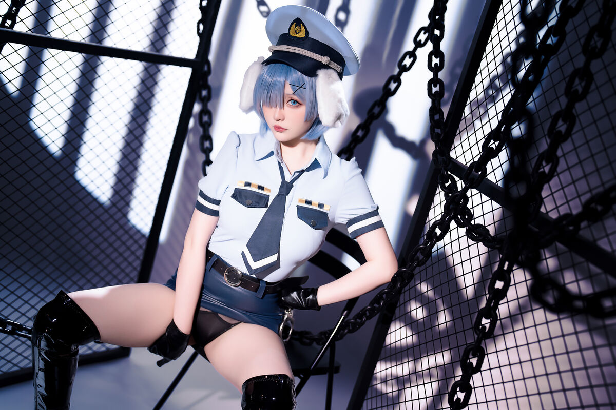 Coser@星之迟迟Hoshilily – 2024年02月计划C RE0 蕾姆 狗耳警官 Part2