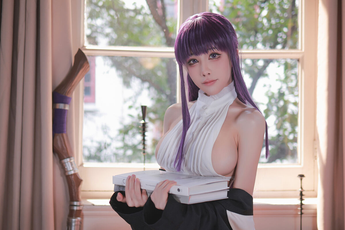 Coser@水淼Aqua – 葬送のフリーレン フェルン コスプレ Part2