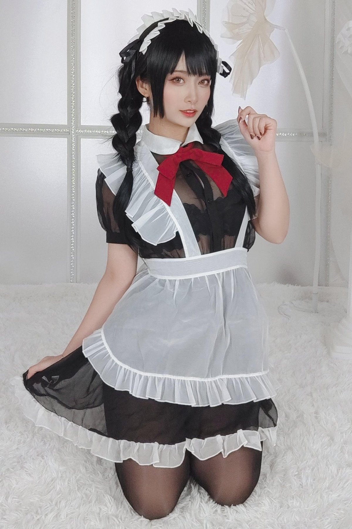 Coser@洛璃LoLiSAMA – 黑丝女仆 Part1