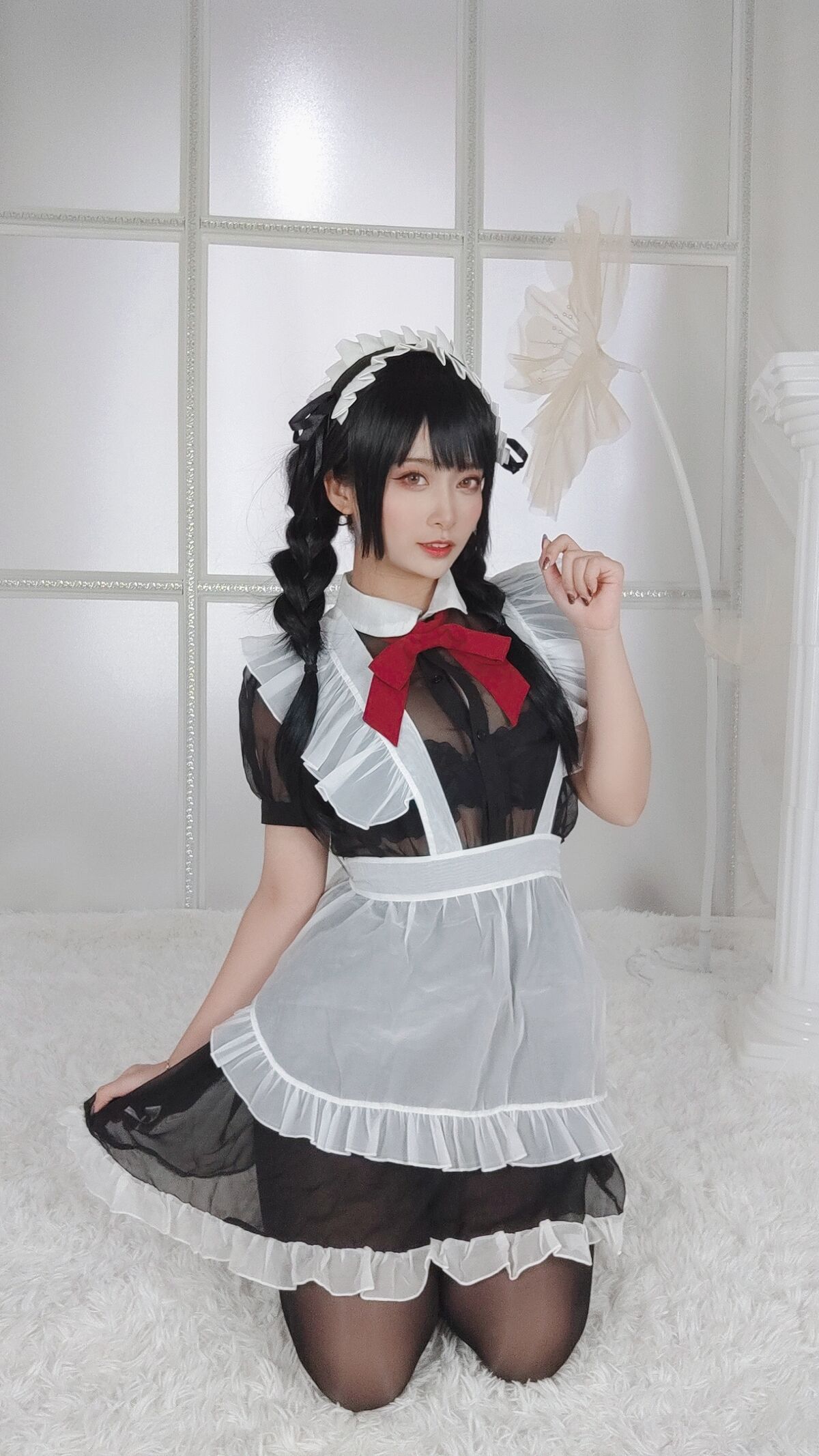 Coser@洛璃LoLiSAMA – 黑丝女仆 Part1