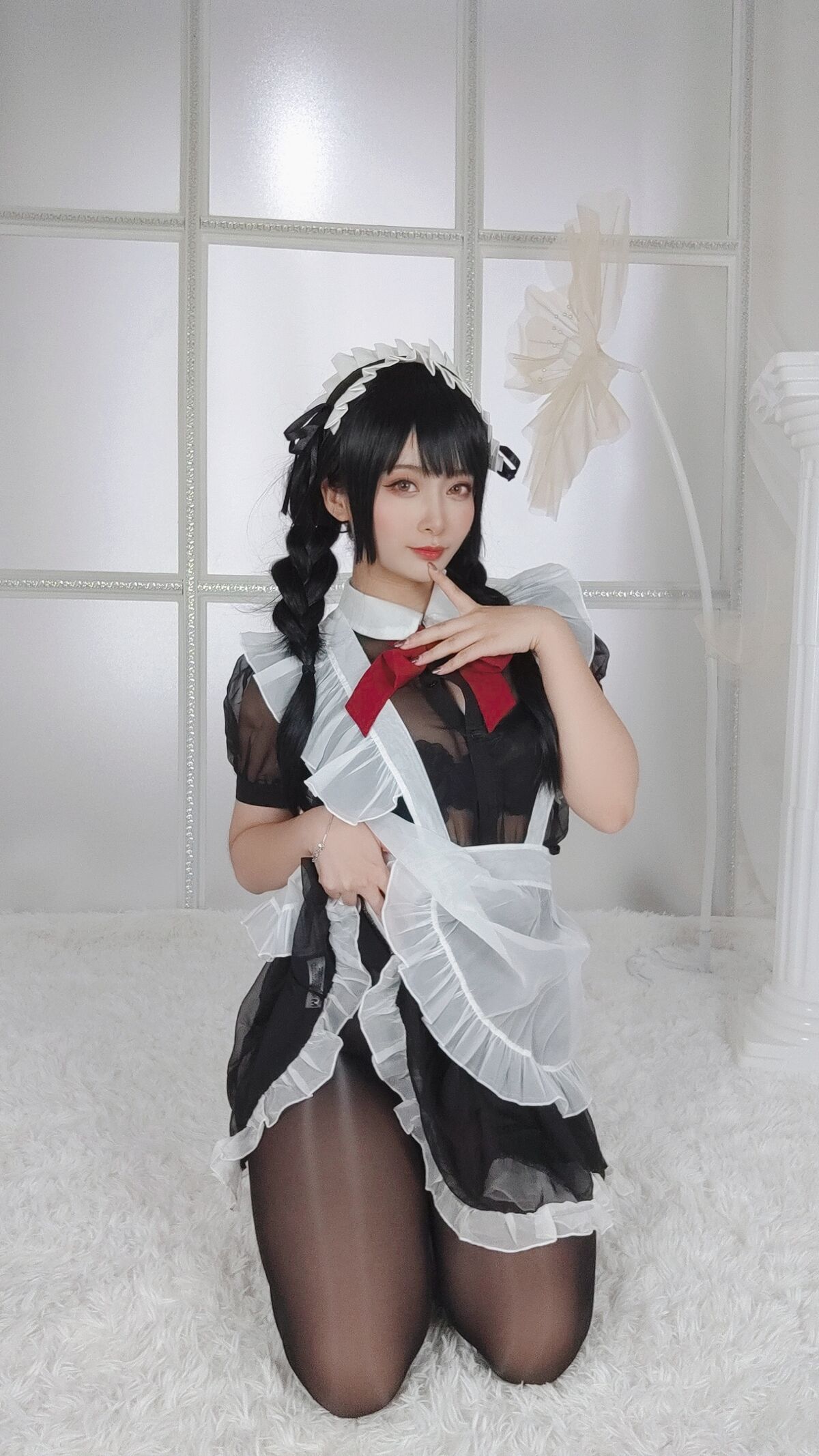 Coser@洛璃LoLiSAMA – 黑丝女仆 Part1