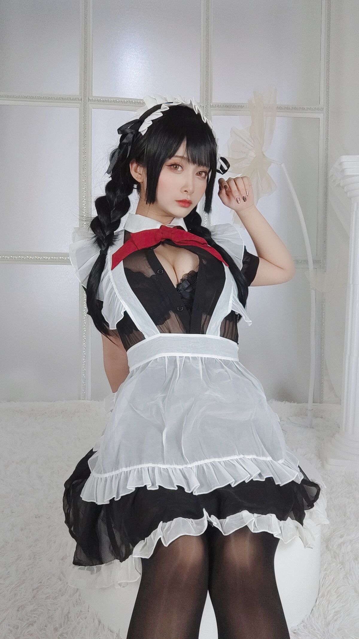 Coser@洛璃LoLiSAMA – 黑丝女仆 Part1