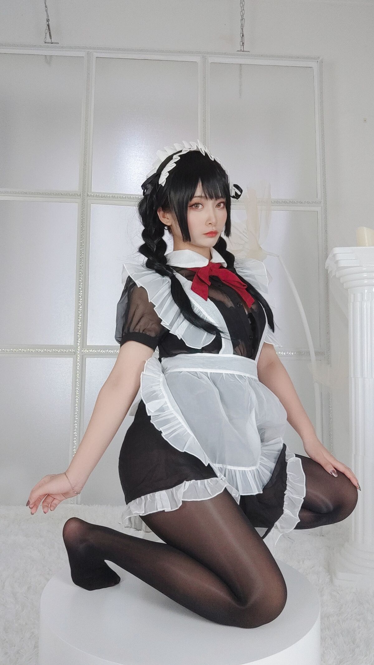 Coser@洛璃LoLiSAMA – 黑丝女仆 Part1