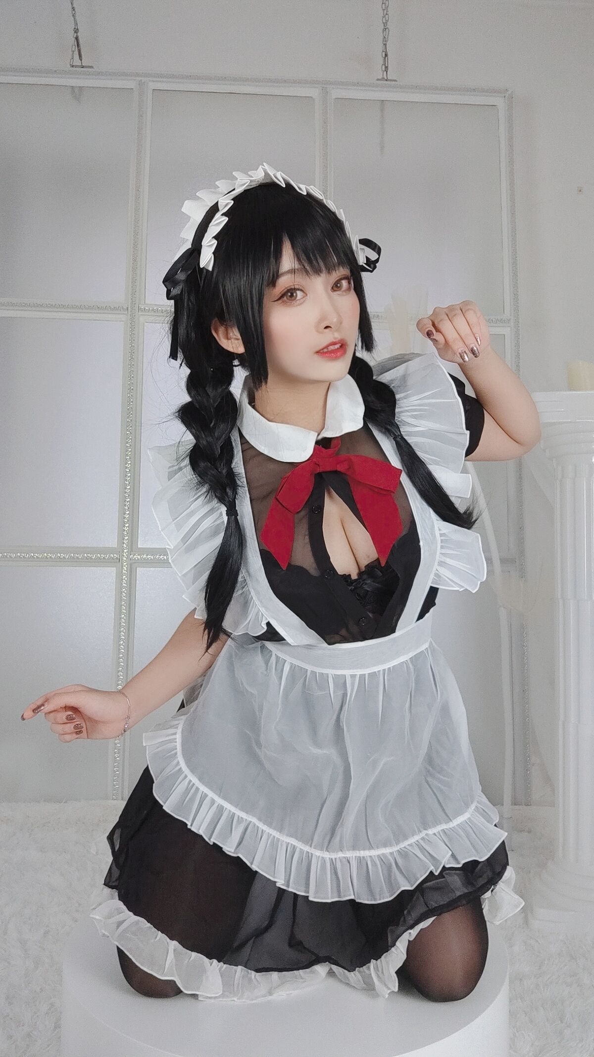 Coser@洛璃LoLiSAMA – 黑丝女仆 Part1