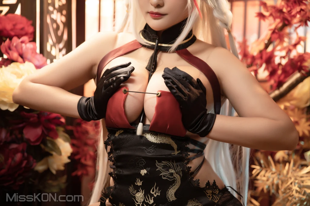 Coser@洛璃LoLiSAMA: 埃吉尔旗袍 金龙腾祥云