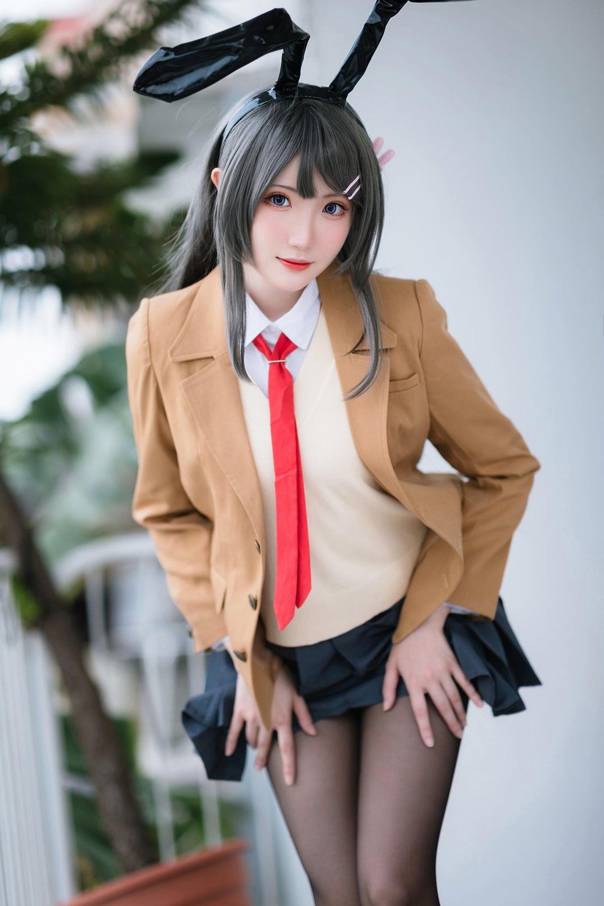 Coser@瓜希酱 – 樱岛麻衣 校服