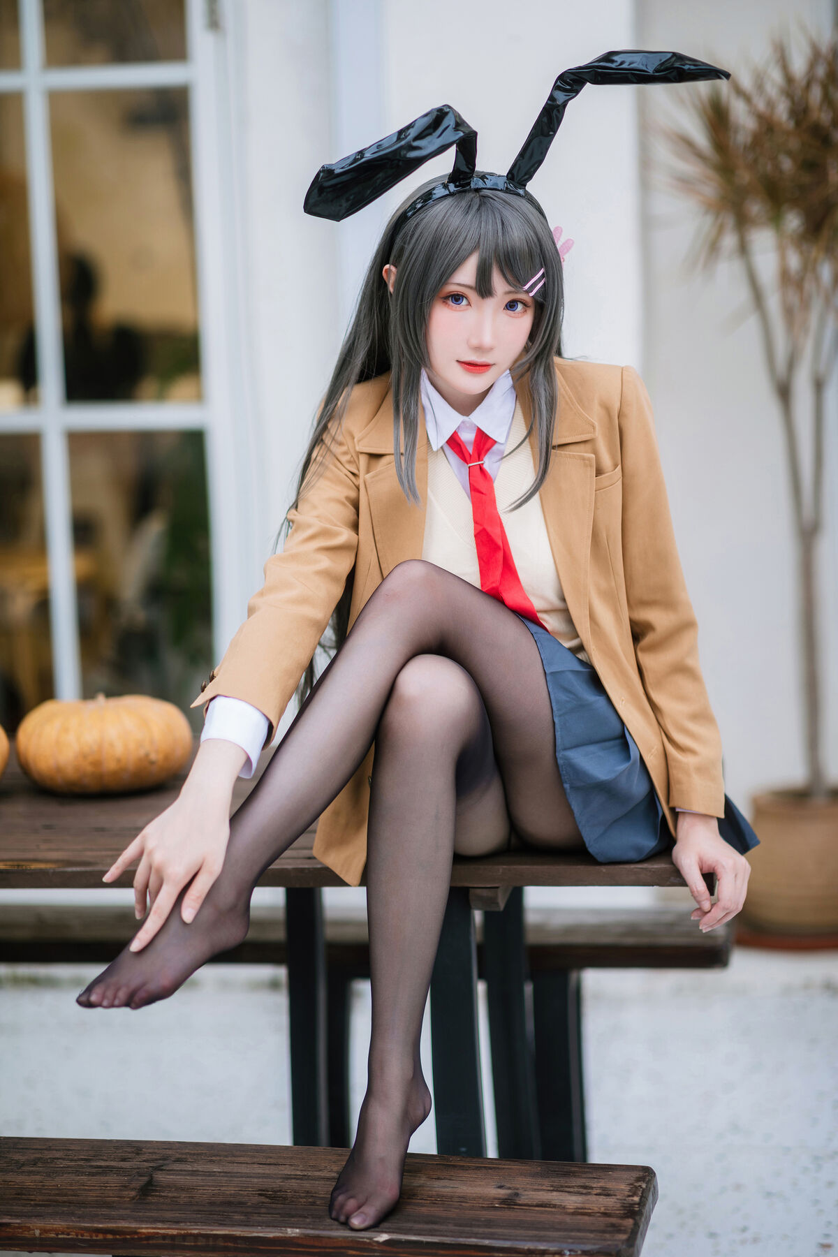 Coser@瓜希酱 – 樱岛麻衣 校服