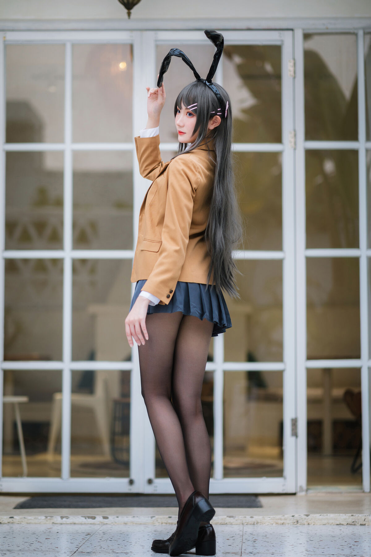 Coser@瓜希酱 – 樱岛麻衣 校服