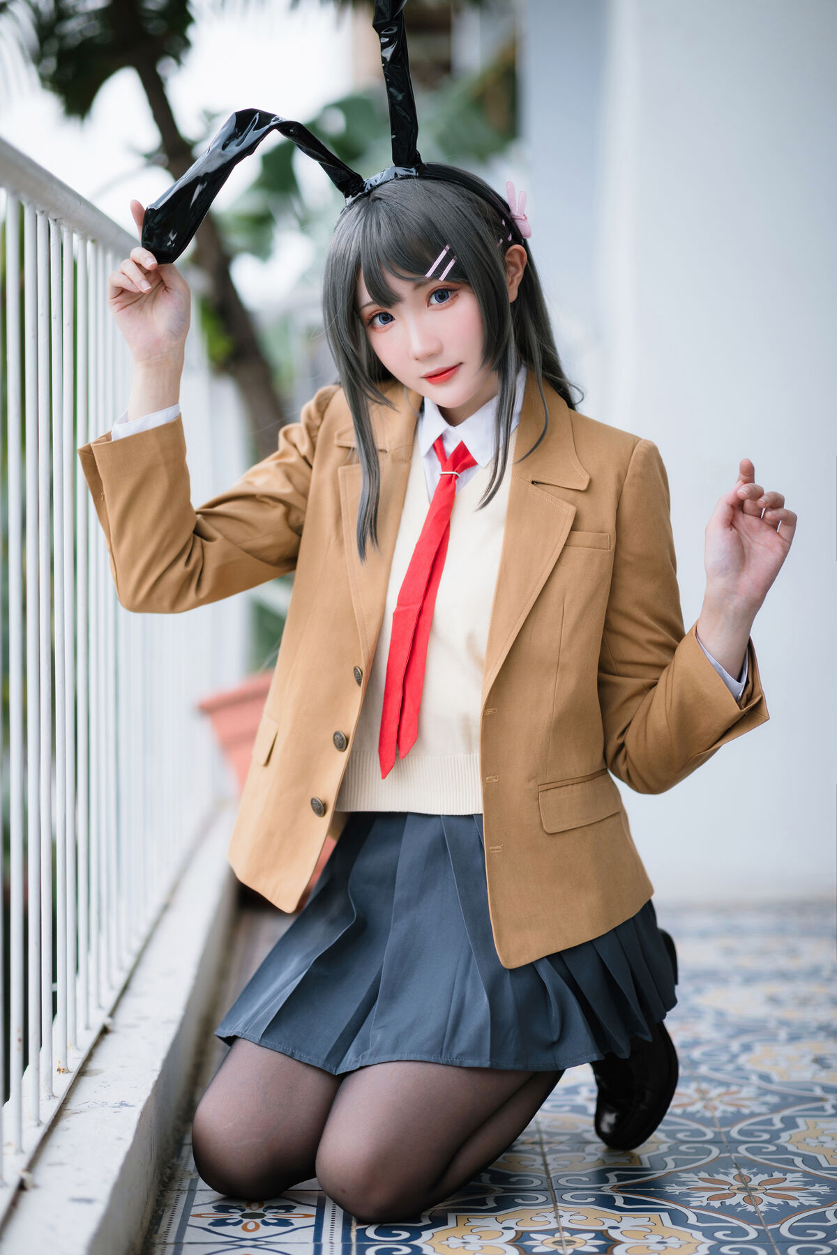 Coser@瓜希酱 – 樱岛麻衣 校服