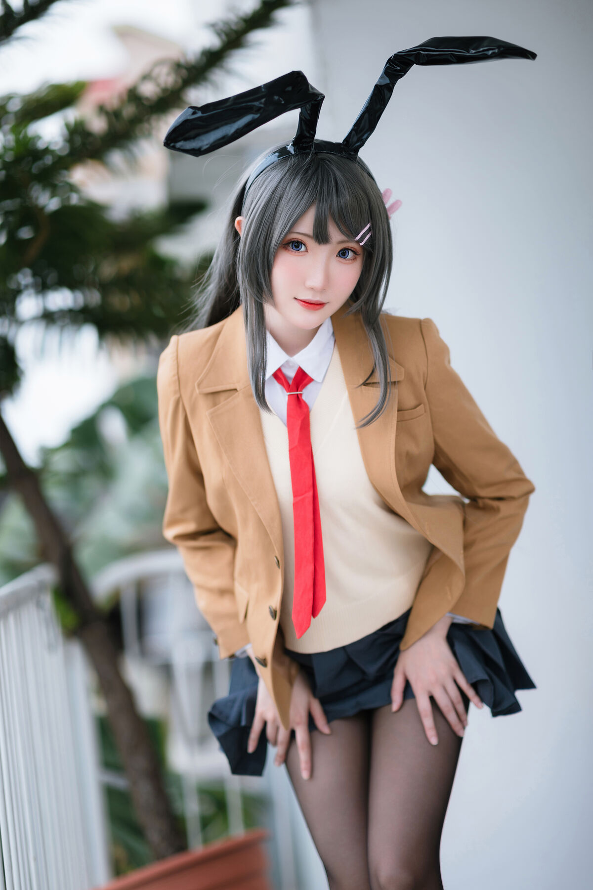 Coser@瓜希酱 – 樱岛麻衣 校服