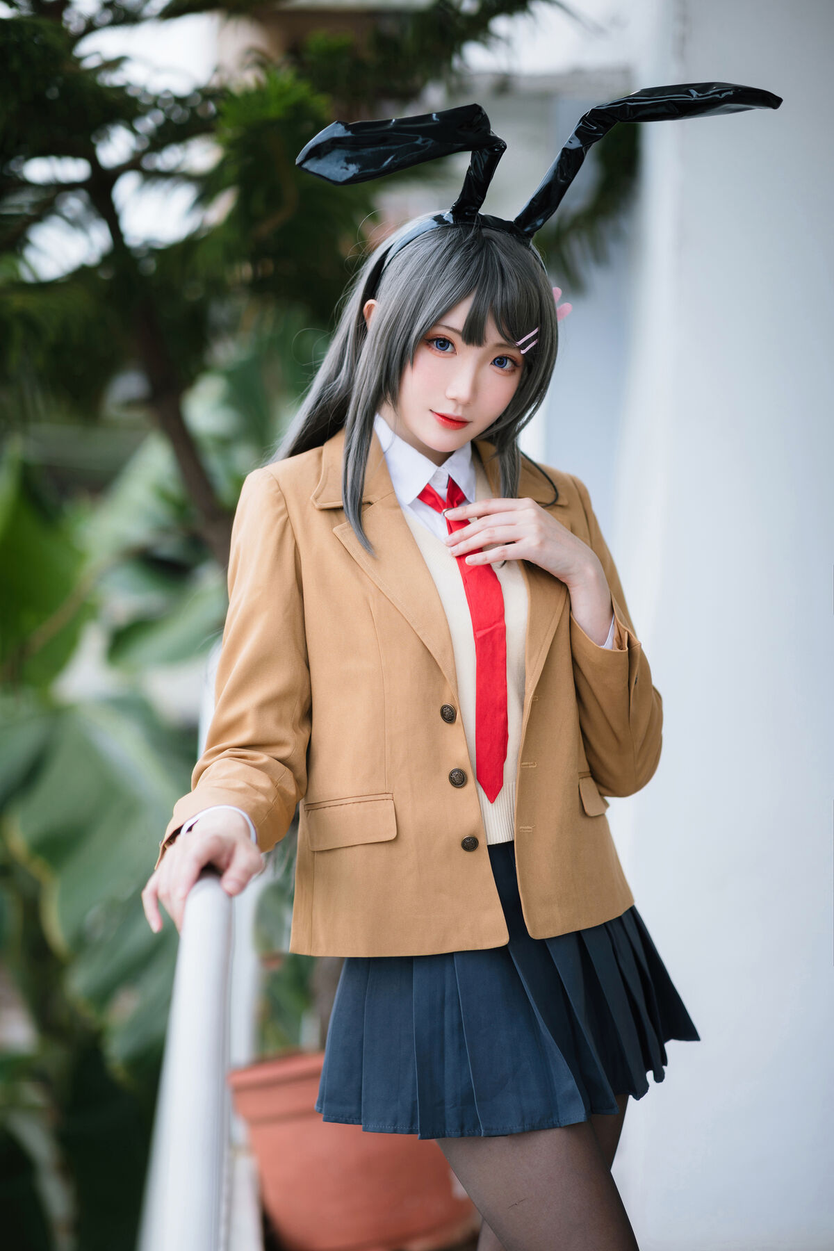 Coser@瓜希酱 – 樱岛麻衣 校服