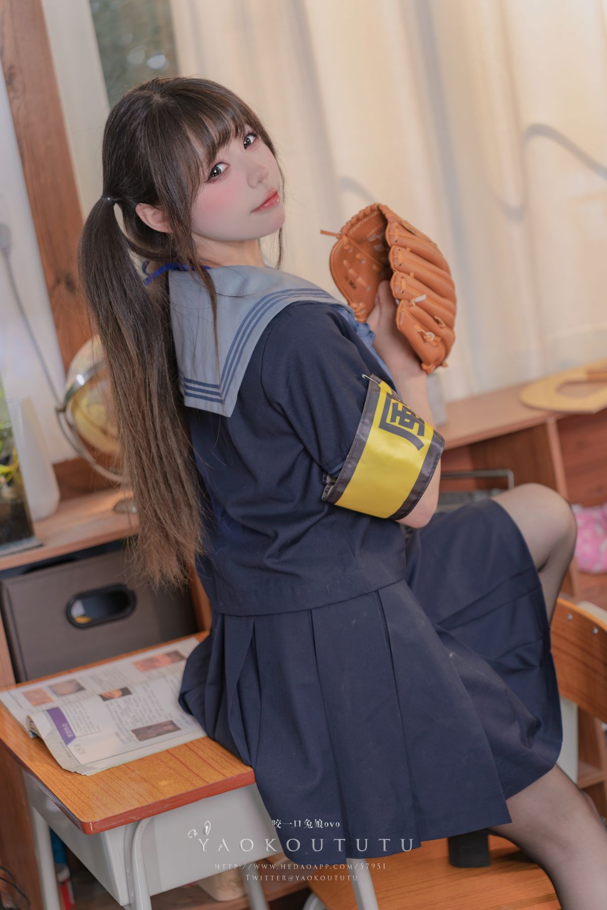 Coser@黏黏团子兔 – 六月订阅『学生会长竞选中』脸红的思春期