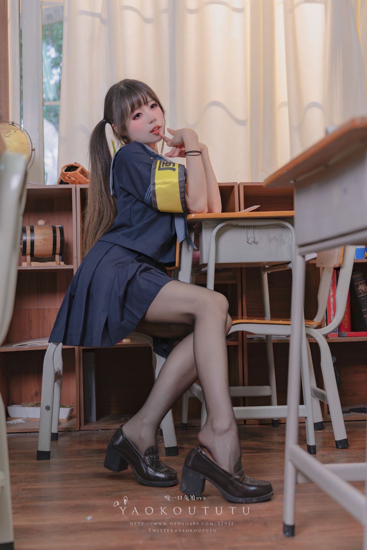 Coser@黏黏团子兔 – 六月订阅『学生会长竞选中』脸红的思春期