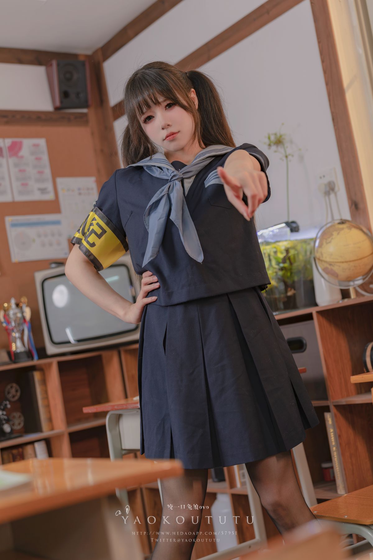 Coser@黏黏团子兔 – 六月订阅『学生会长竞选中』脸红的思春期