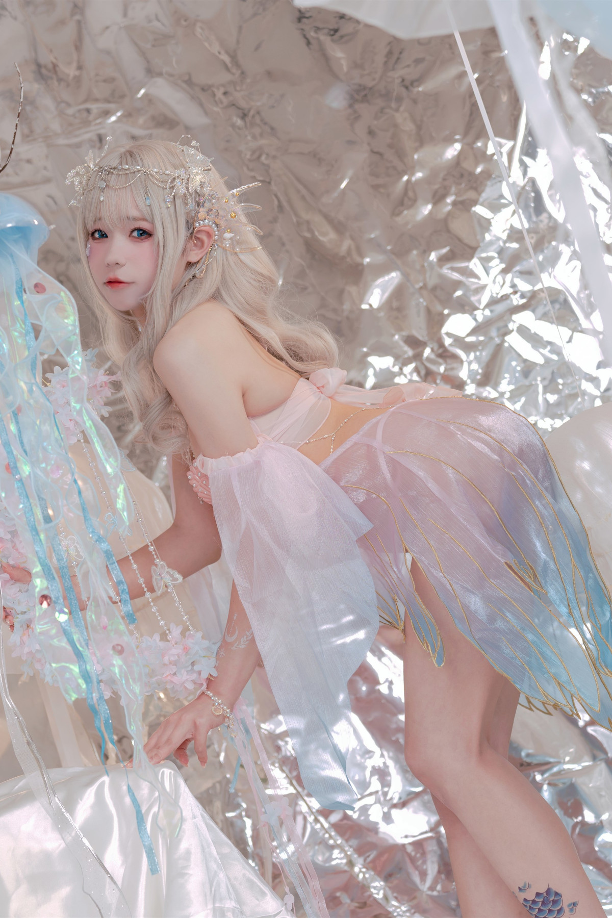 Cosplay 咬一口兔娘 海的女儿 Mermaid