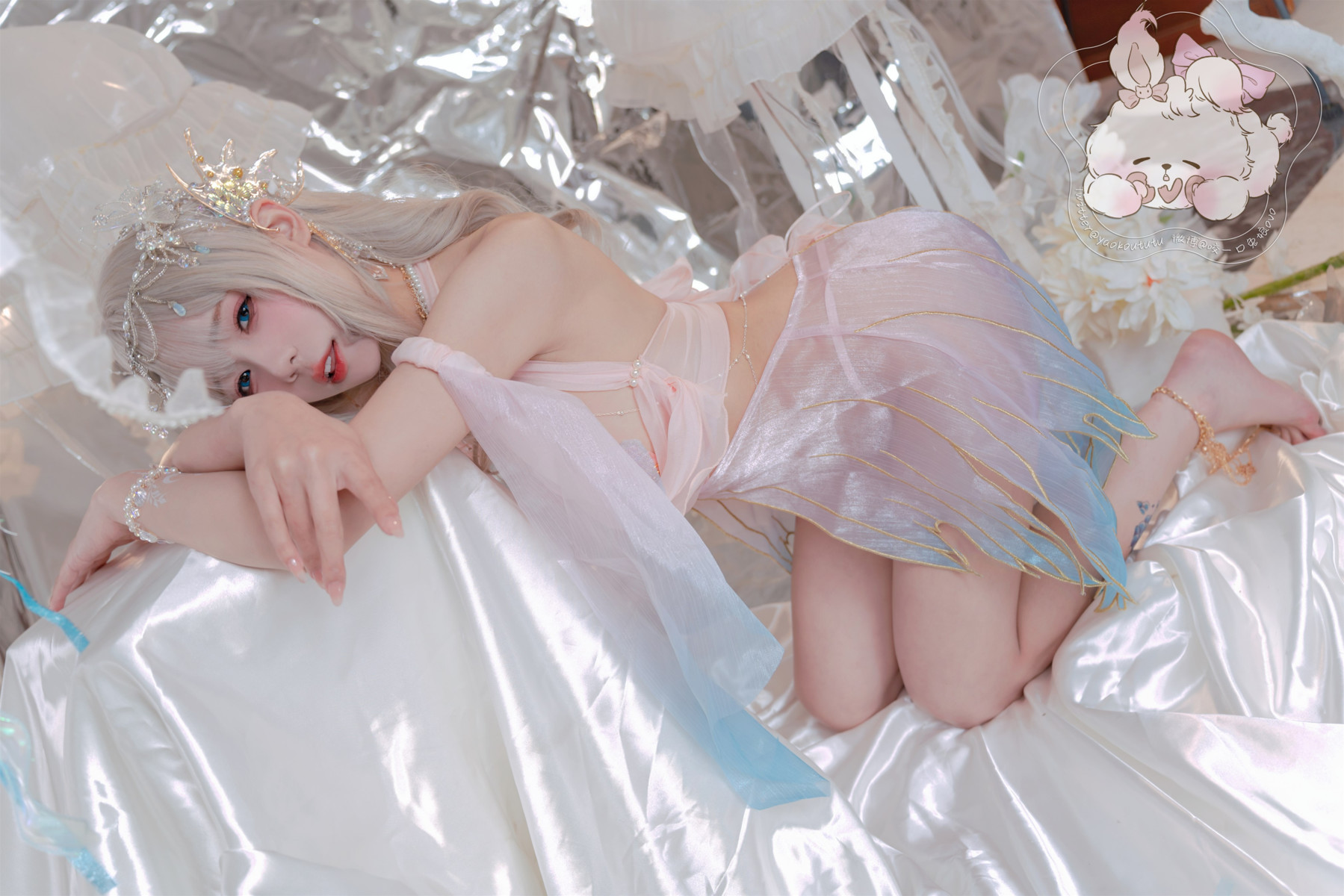 Cosplay 咬一口兔娘 海的女儿 Mermaid