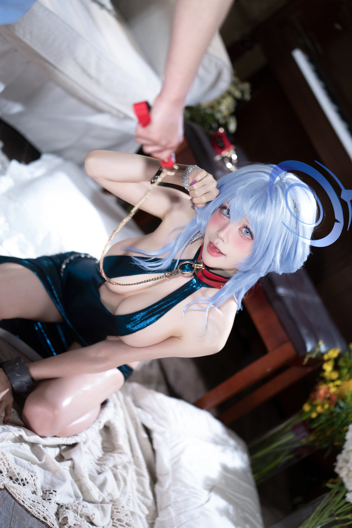 Cosplay 水淼Aqua 碧蓝档案 天雨亚子礼服 Set.02