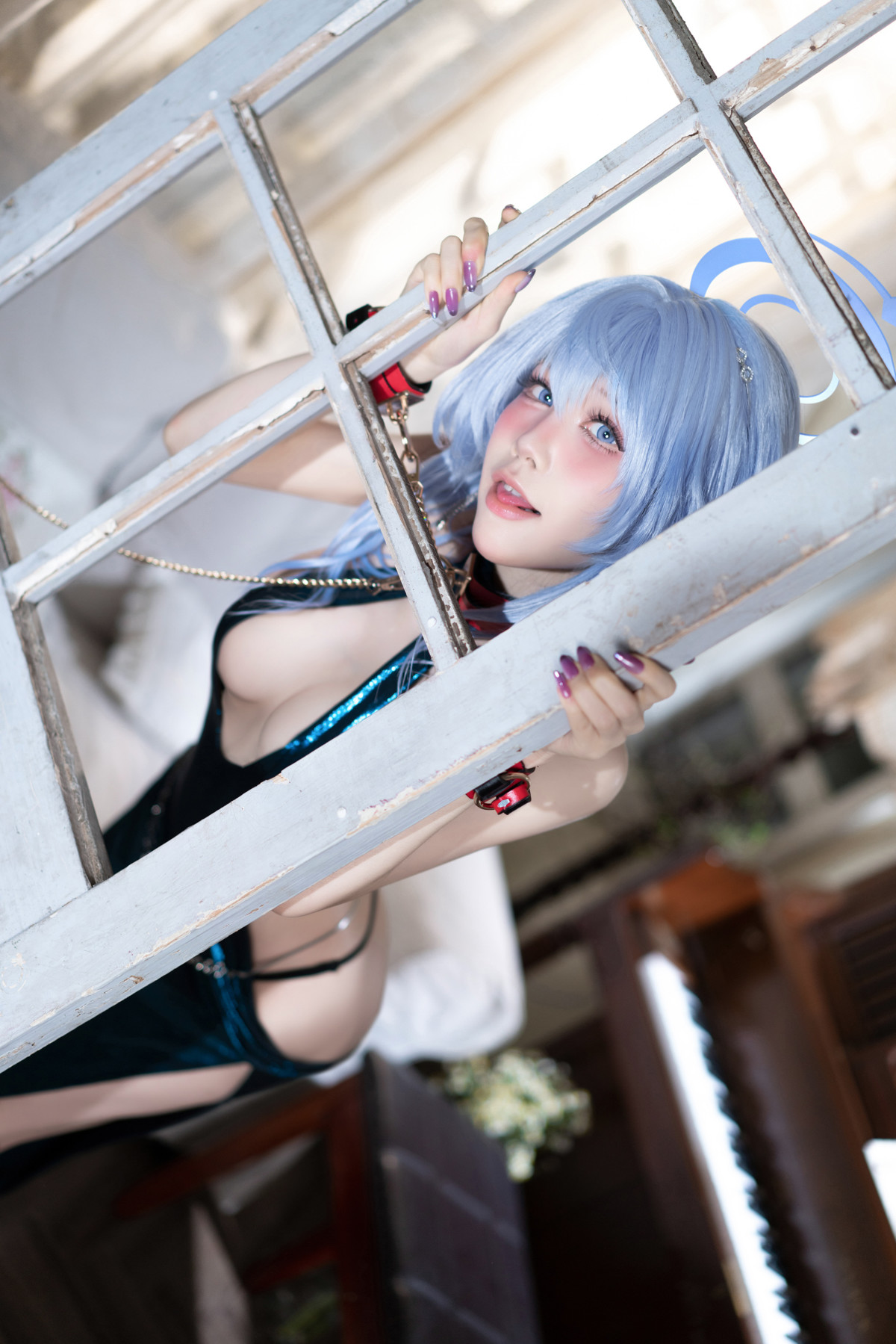 Cosplay 水淼Aqua 碧蓝档案 天雨亚子礼服 Set.02