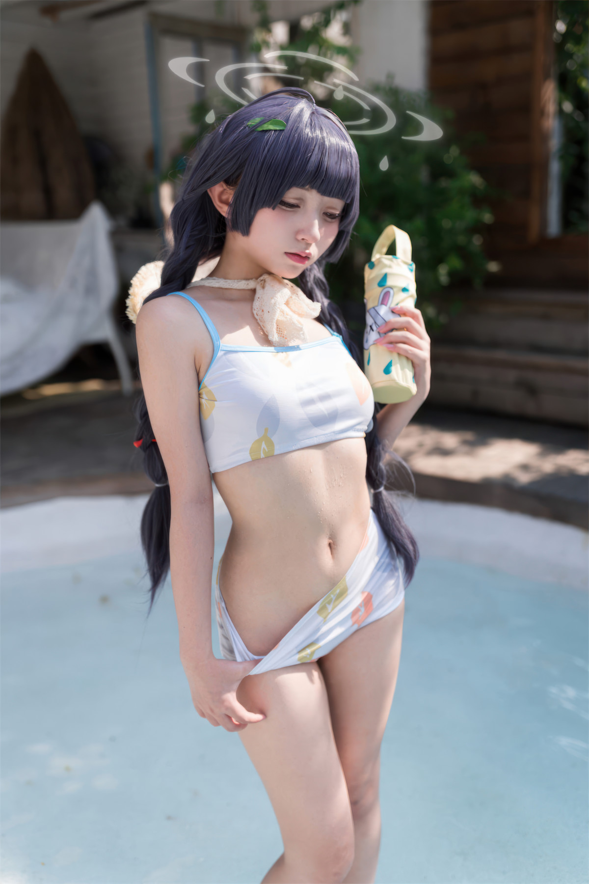 Cosplay 花铃 碧蓝档案 美游泳装