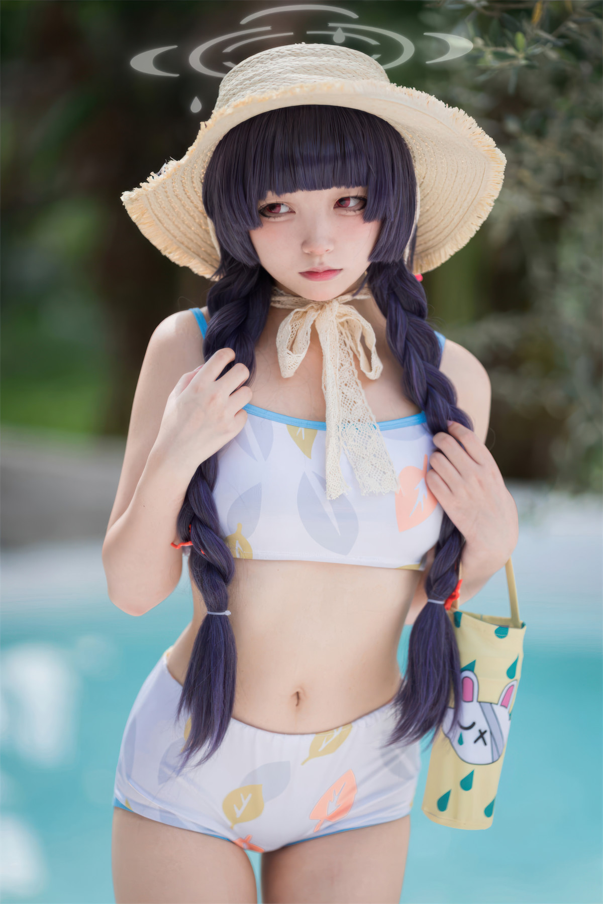 Cosplay 花铃 碧蓝档案 美游泳装