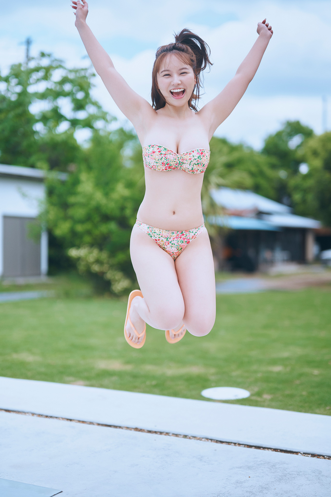 Yuzuha Hongo 本郷柚巴, FLASHデジタル写真集 [Sunflower] Set.01