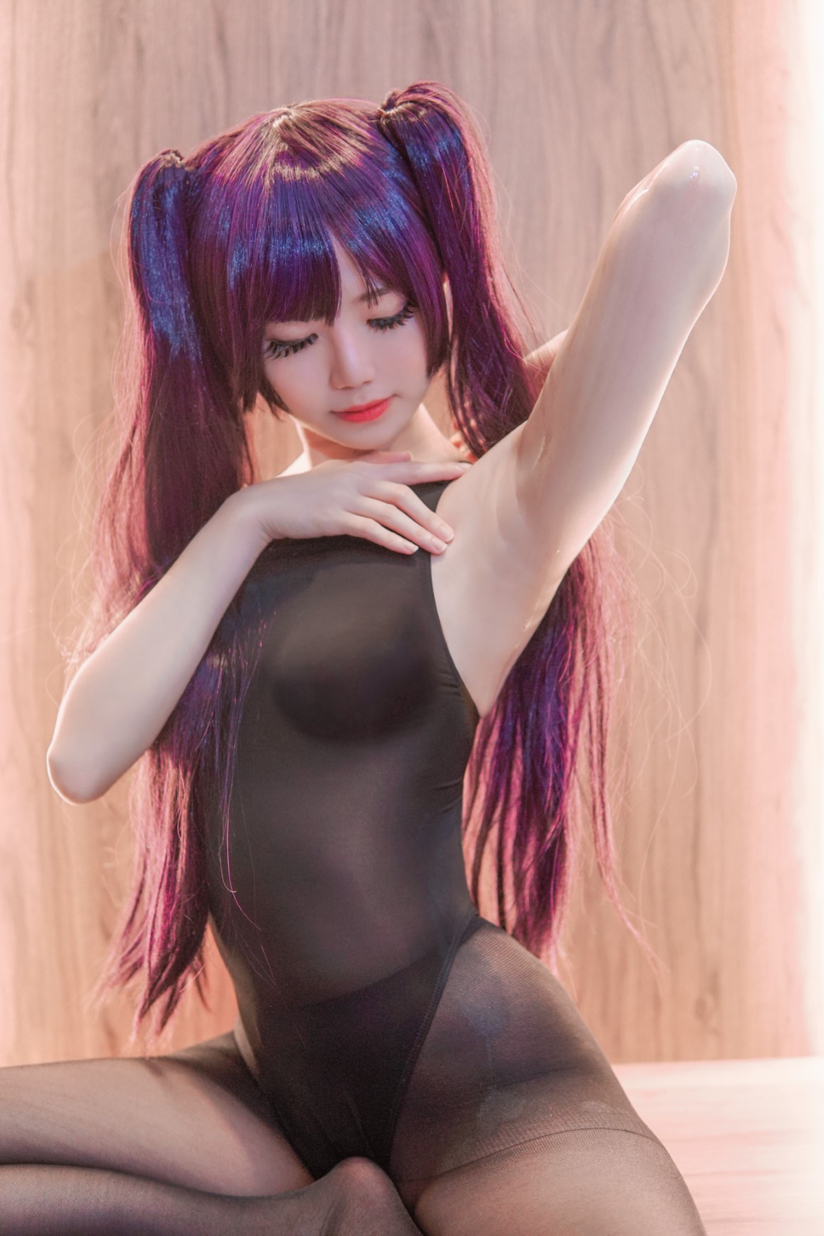 Coser@Sally Dorasnow – Mona Swimsuit Genshin Impact