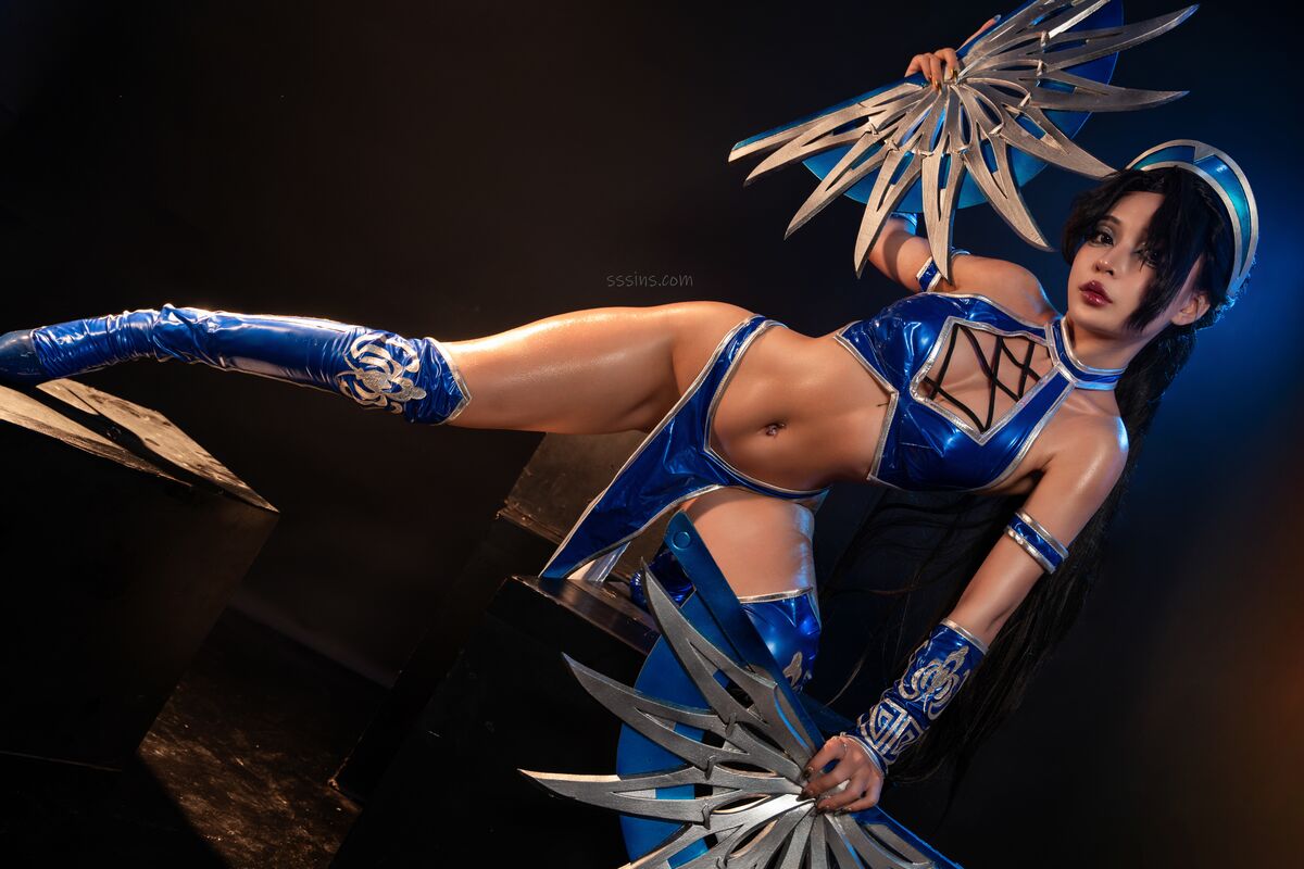 Coser@UmekoJ – Cosplay Kitana Mortal Kombat Part1