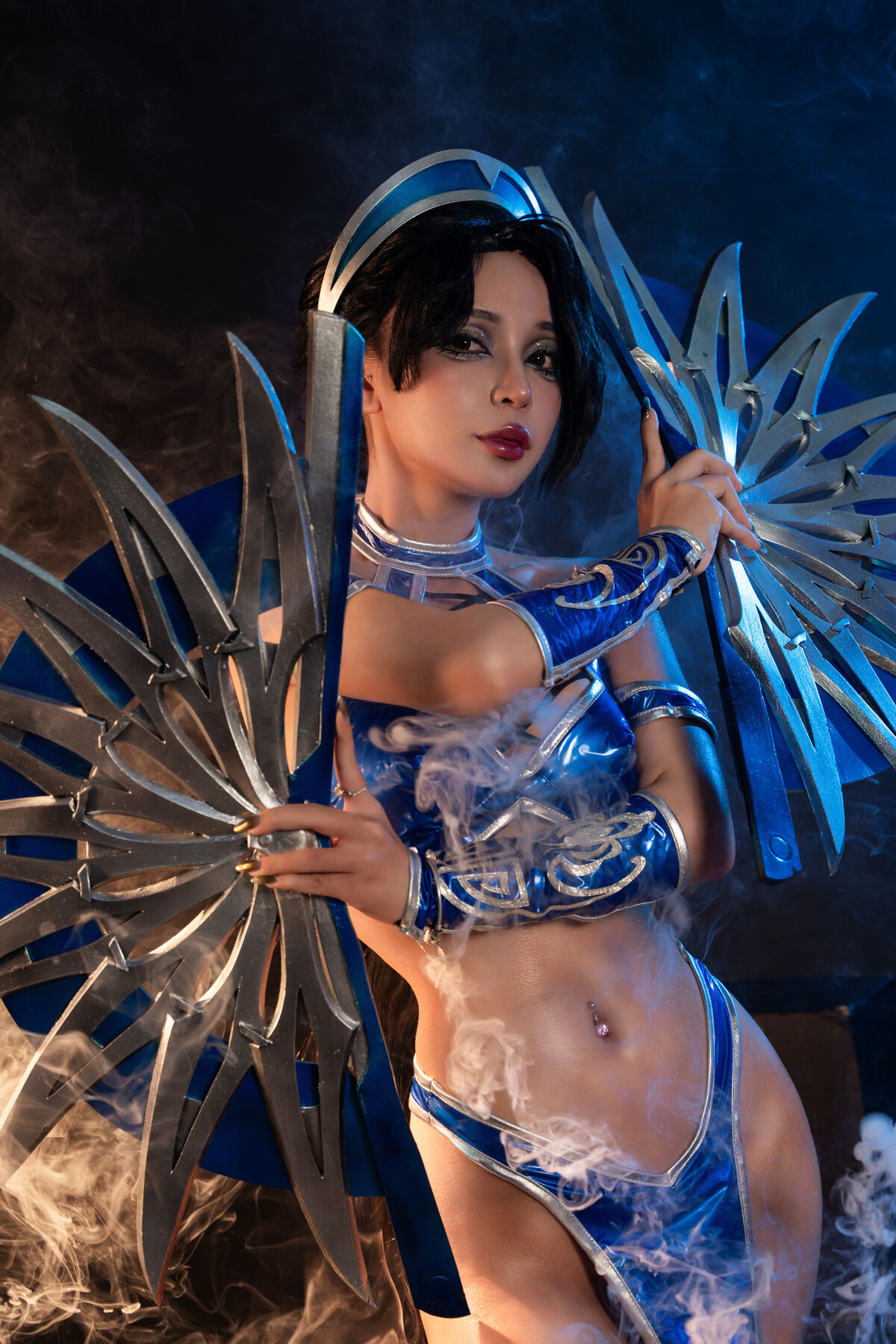 Coser@UmekoJ – Cosplay Kitana Mortal Kombat Part1