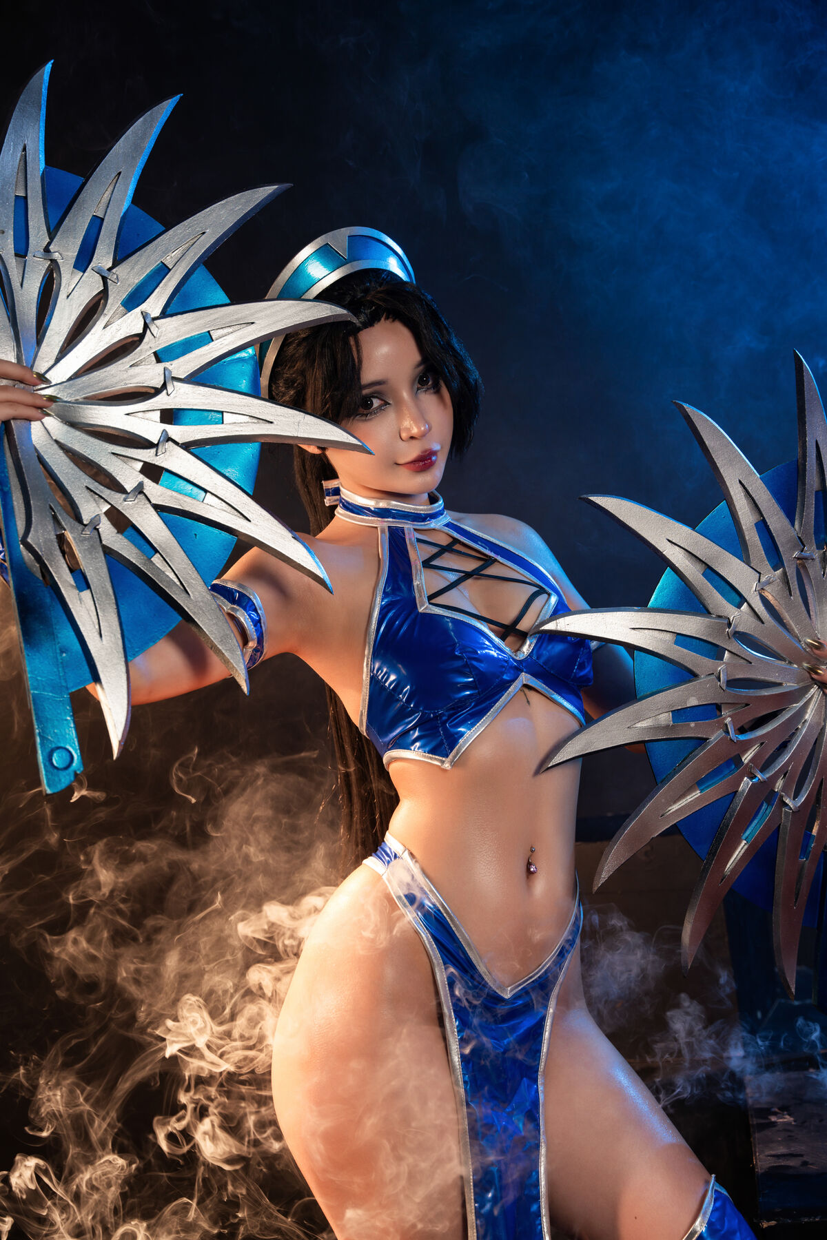 Coser@UmekoJ – Cosplay Kitana Mortal Kombat Part1