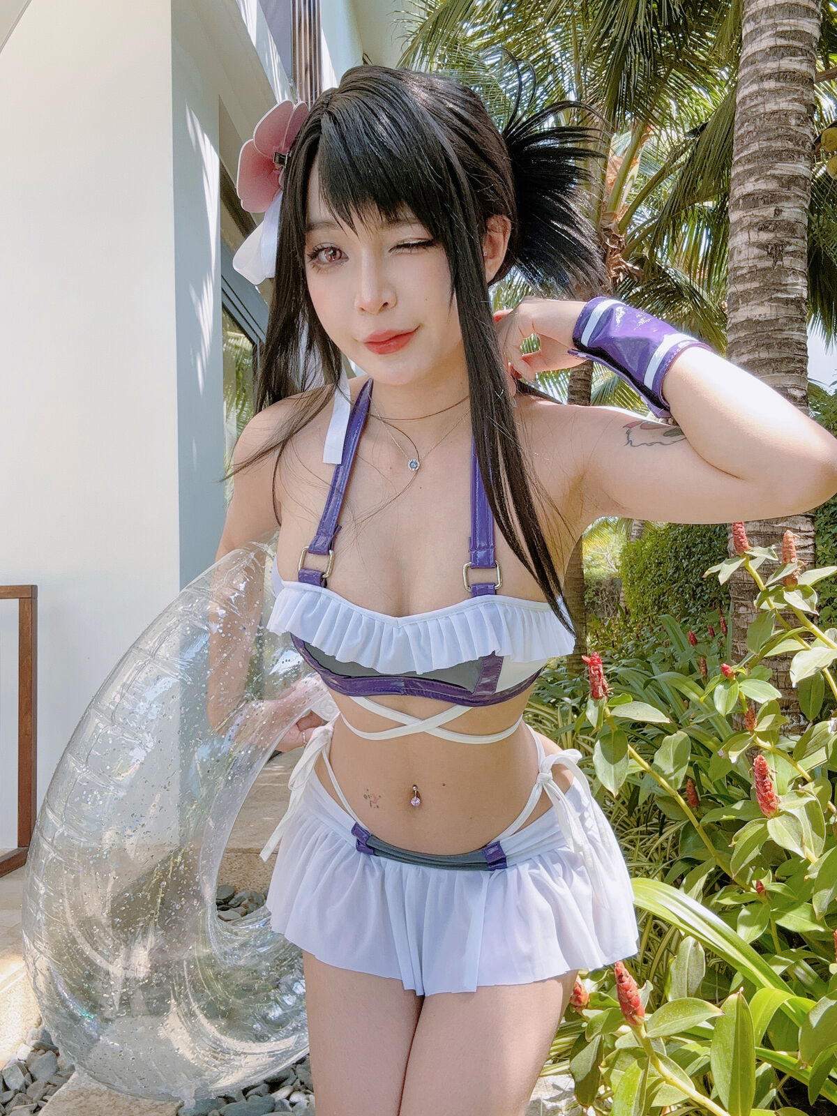 Coser@UmekoJ – Tifa Swimsuit Part2