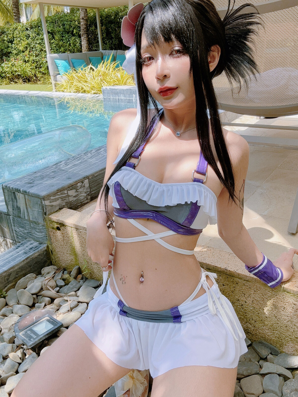 Coser@UmekoJ – Tifa Swimsuit Part2