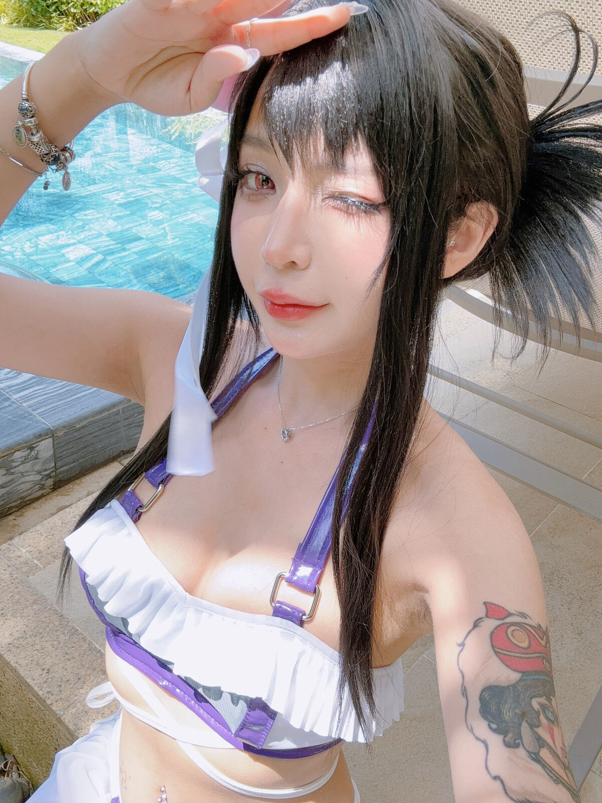 Coser@UmekoJ – Tifa Swimsuit Part2