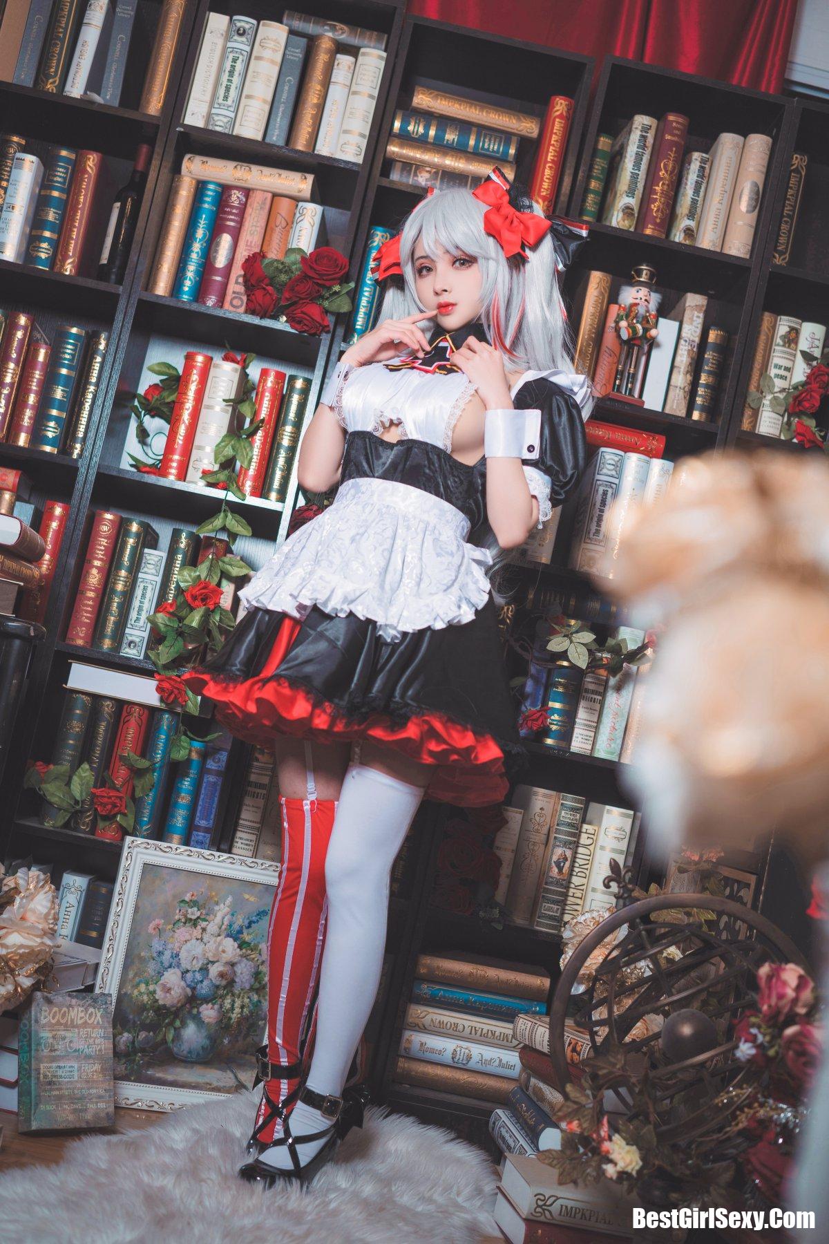 Coser@rioko凉凉子 Vol.034 欧根女仆