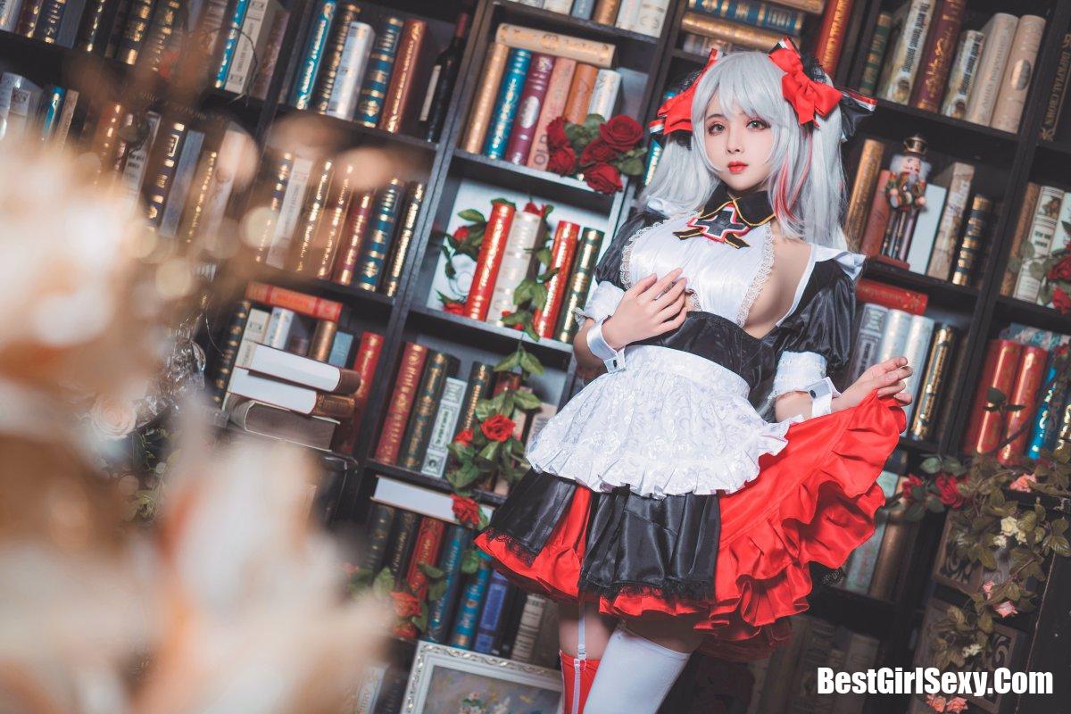 Coser@rioko凉凉子 Vol.034 欧根女仆