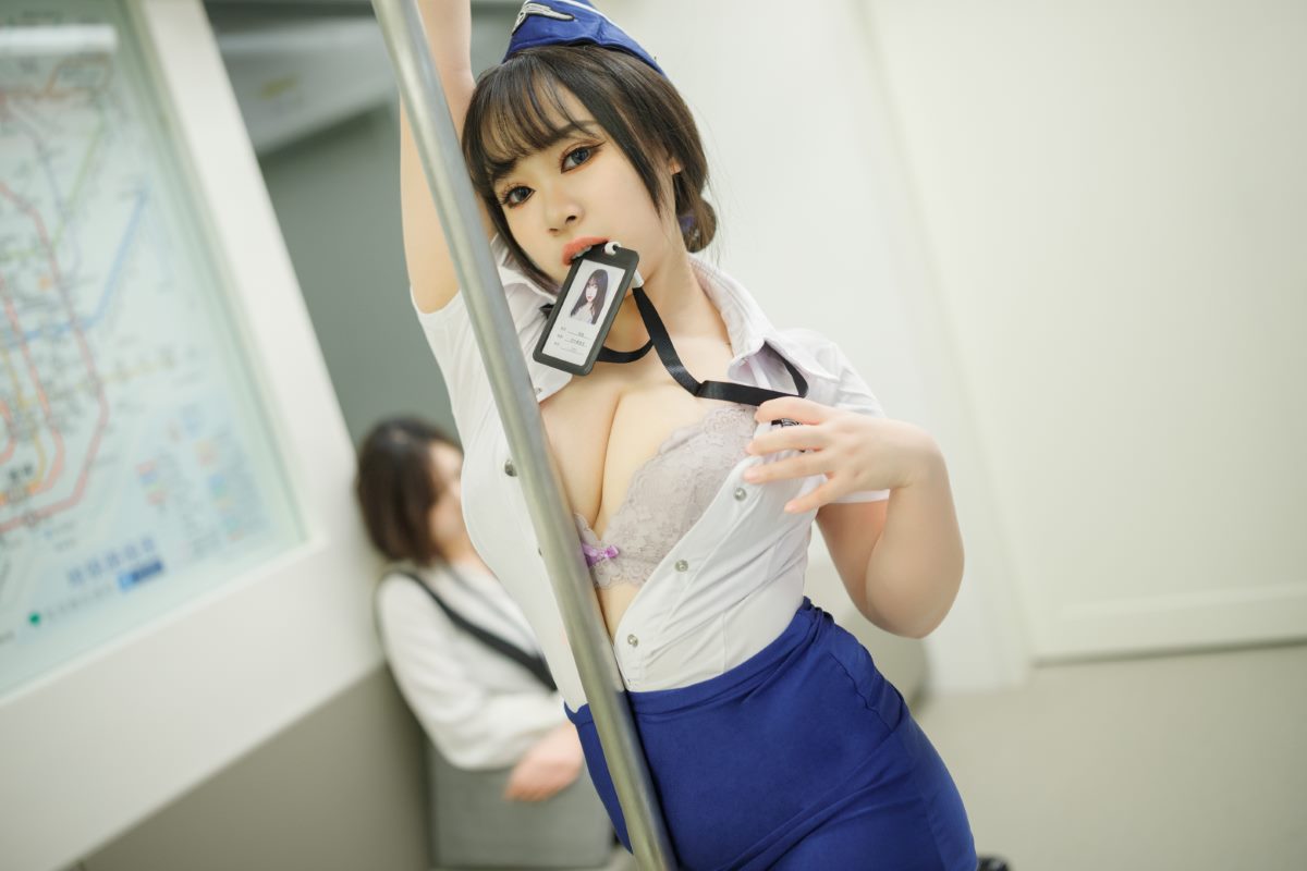 Coser@yuuhui玉汇 Vol.007 胡桃猫Kurumineko 电车 B